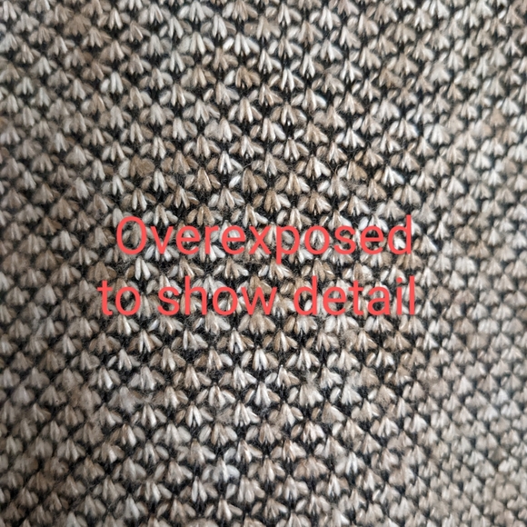 Anthropologie THML Sweater With Chiffon Underlay Tan Black Tweed Casual XS - Picture 8 of 17